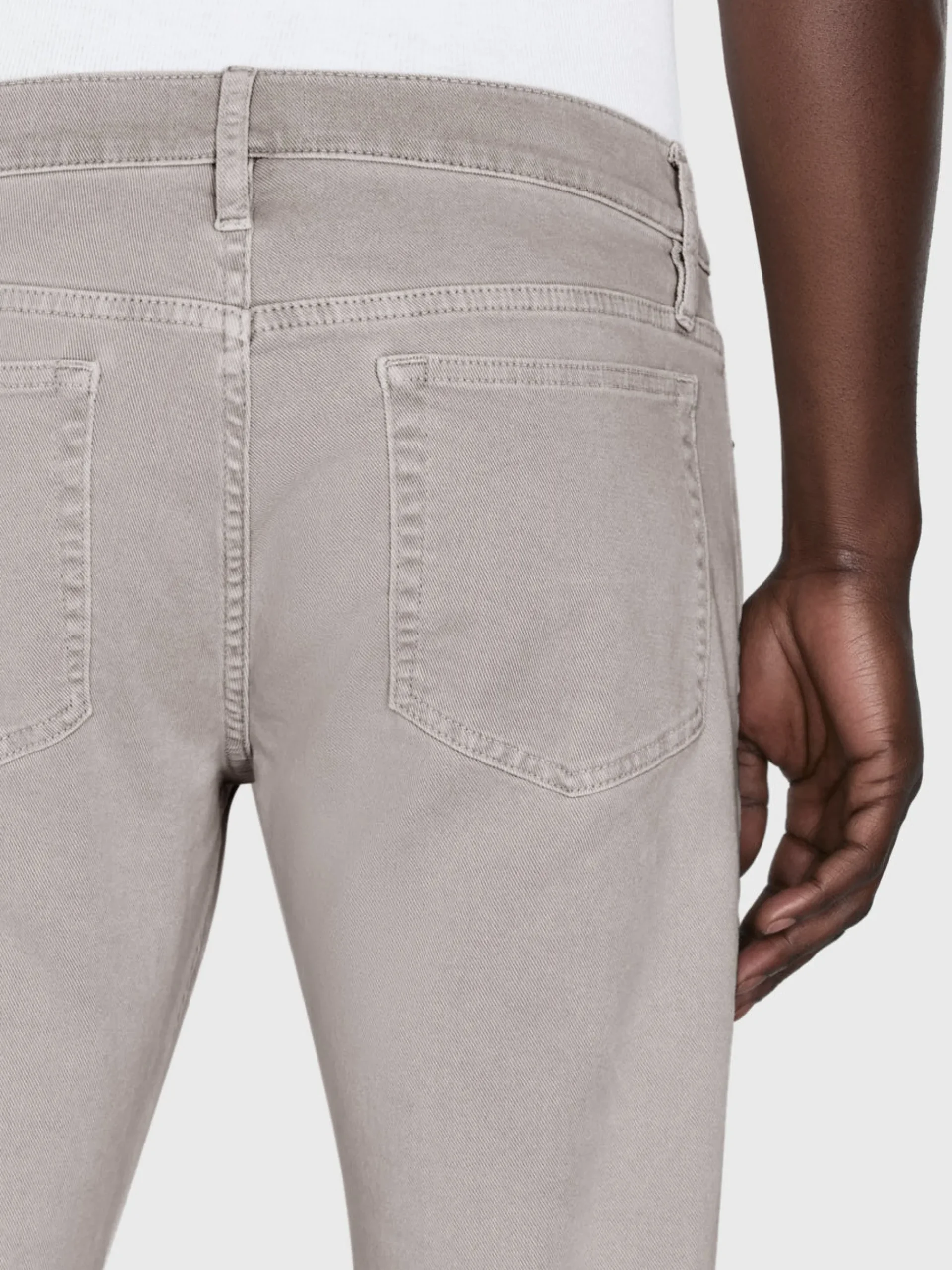 FRAME L'Homme Slim Twill in Garage Blue Grey