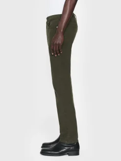 FRAME L'Homme Slim Twill in Garage Moss Green