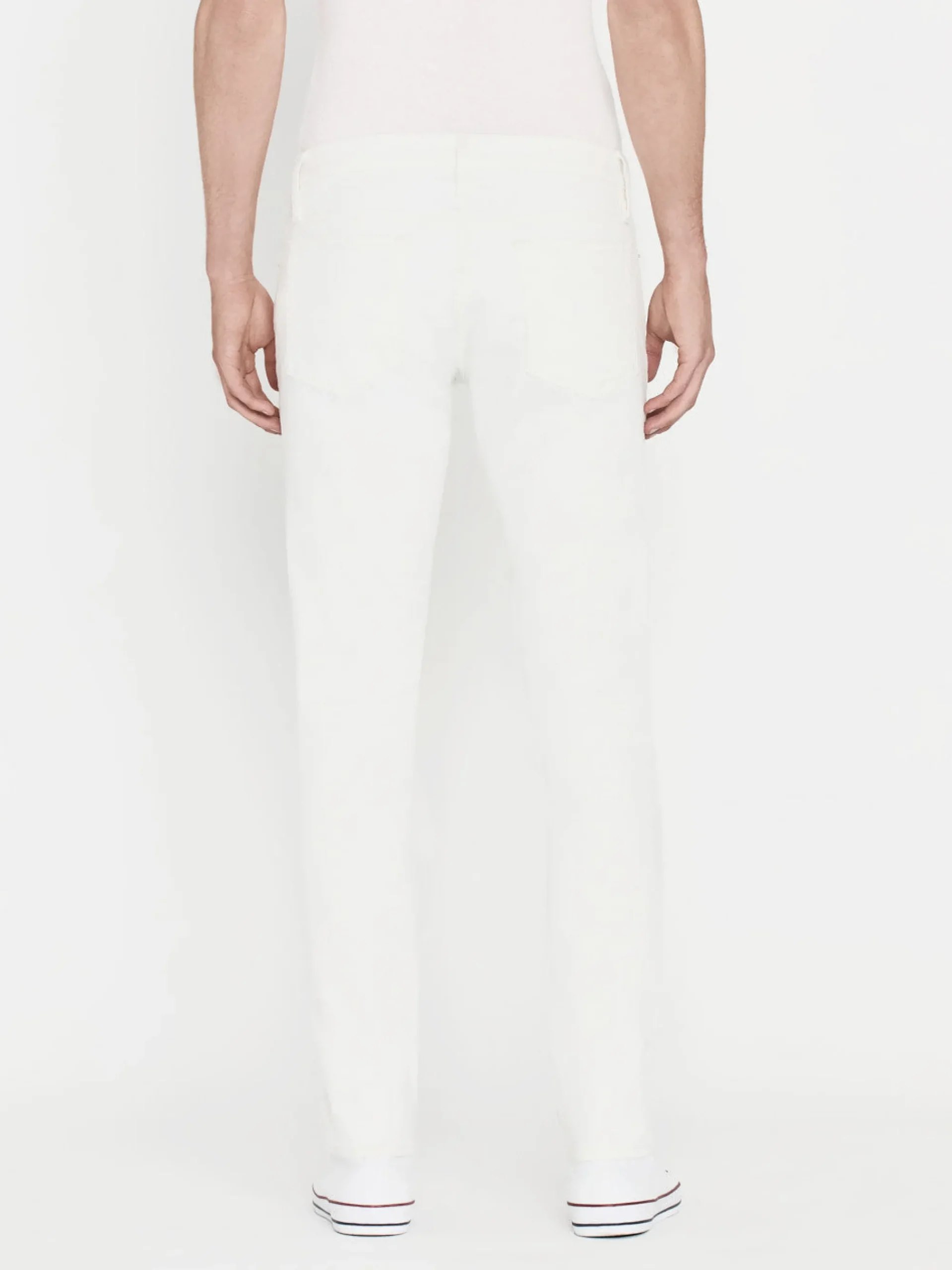 FRAME L'Homme Slim Twill in Whisper White