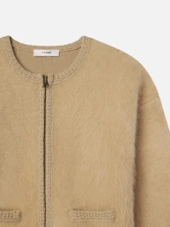 Women FRAME Lofty Crochet Cardi in