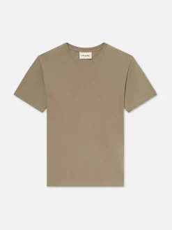 FRAME Logo Tee in Dry Sage
