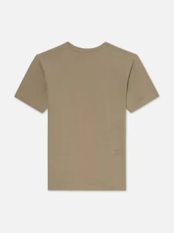 FRAME Logo Tee in Dry Sage
