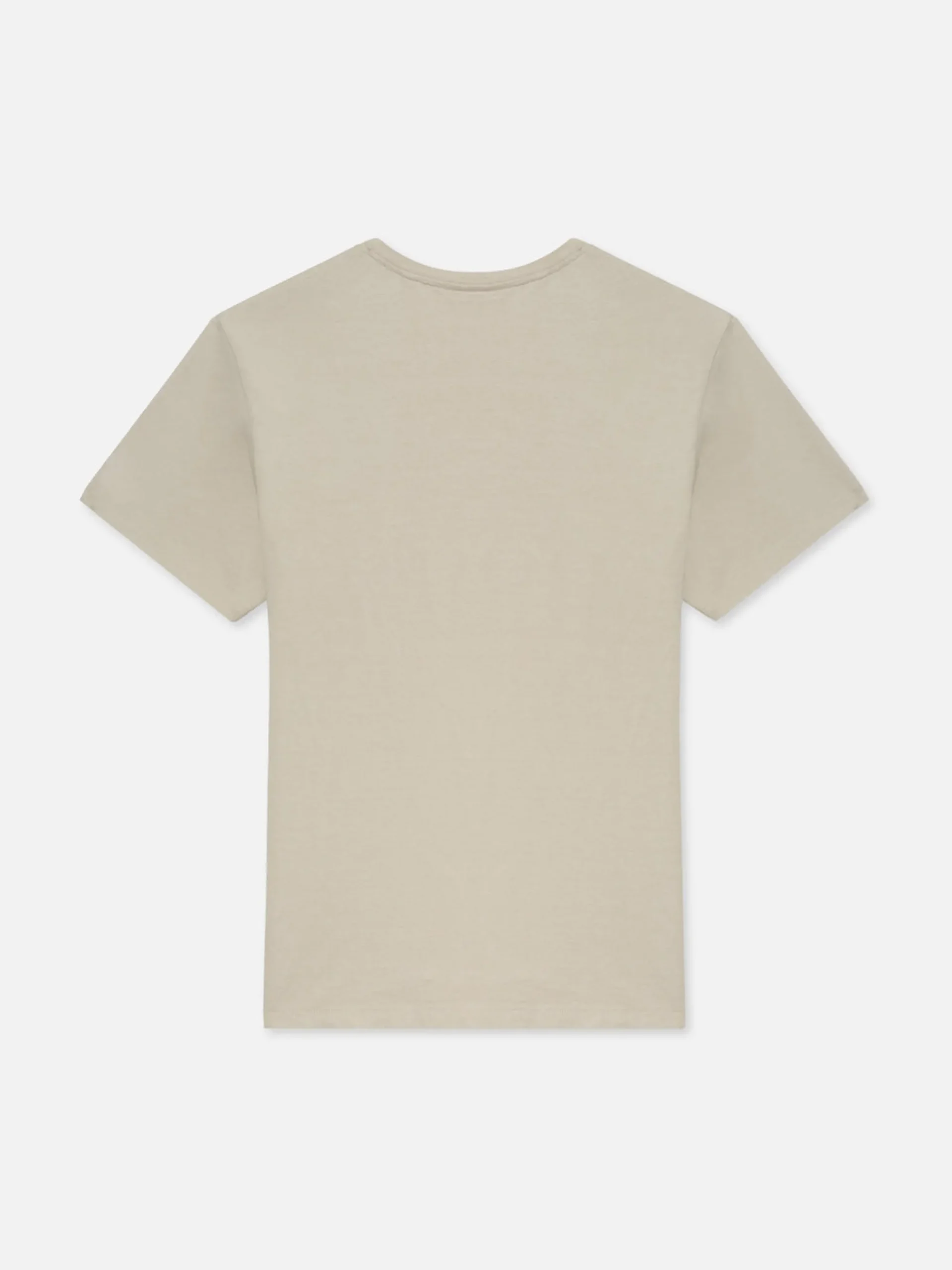 FRAME Logo Tee in Mineral Grey