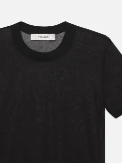 Women FRAME Luxe Baby Tee in