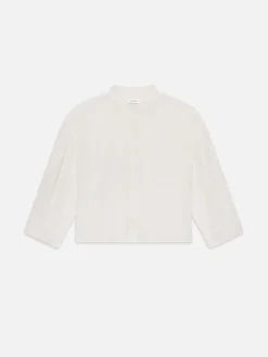 Women FRAME Modern Puff Sleeve Shirt in