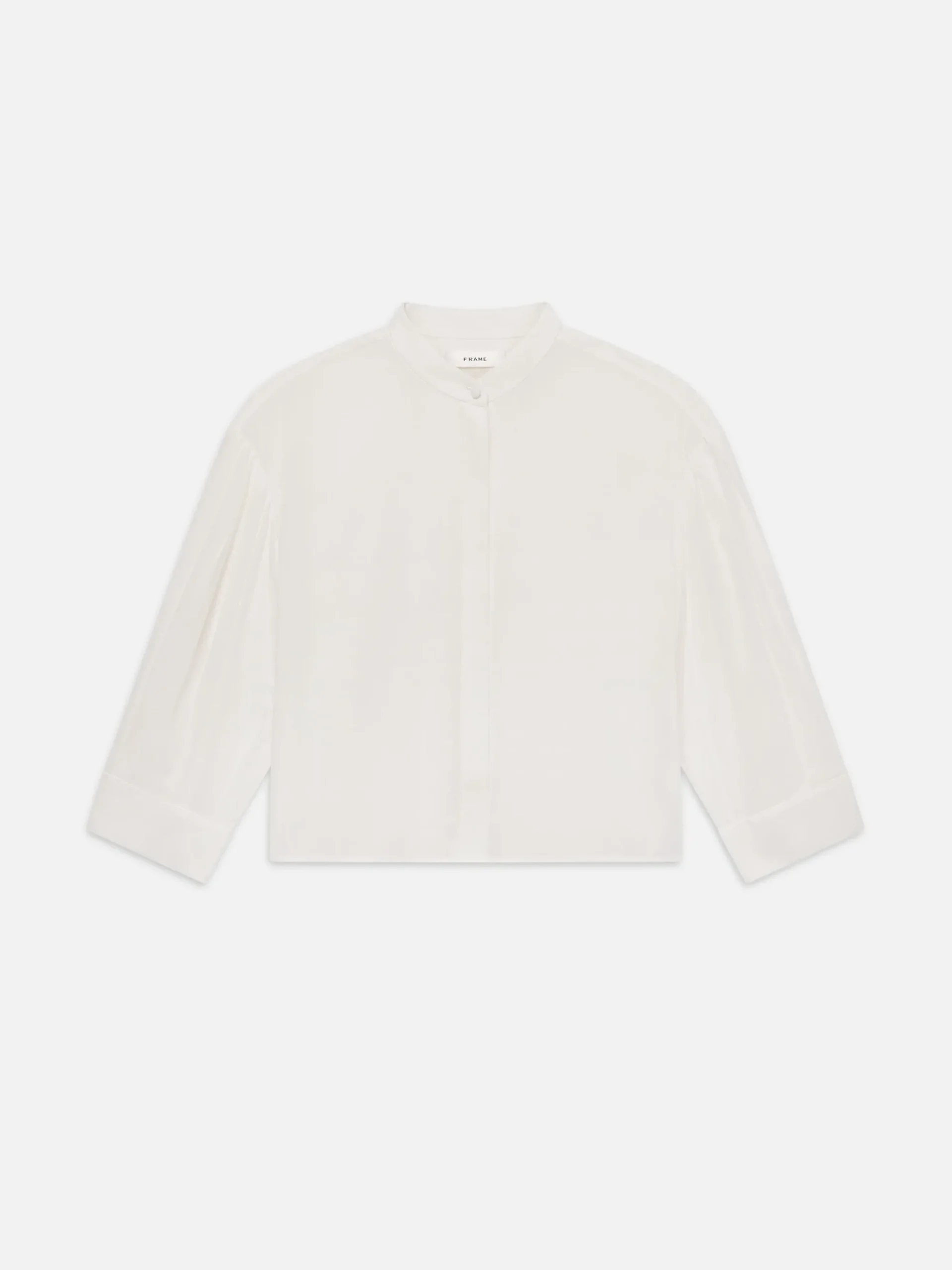 Women FRAME Modern Puff Sleeve Shirt in