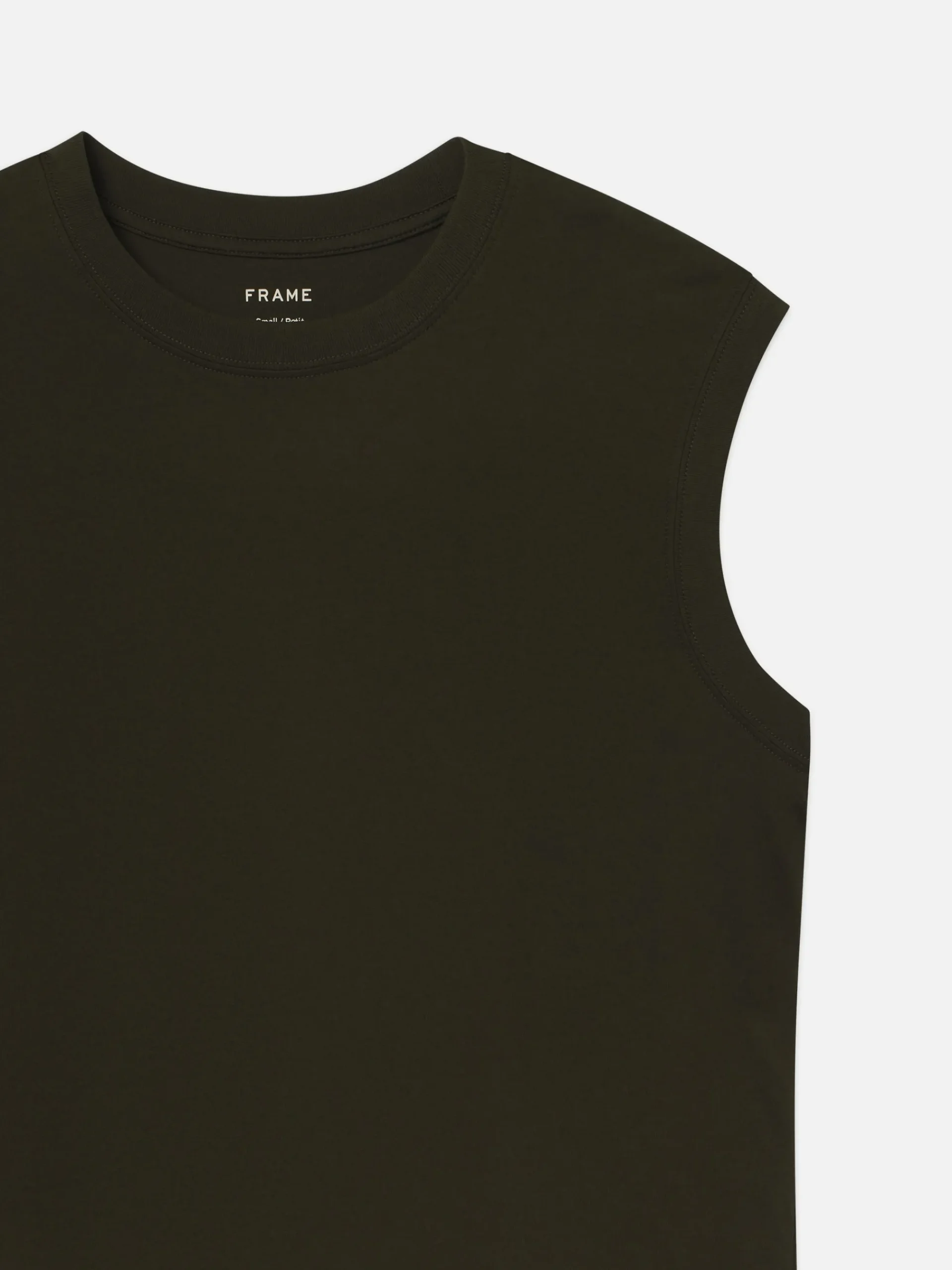 Women FRAME Muscle Crew Tank in