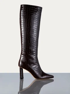Women FRAME Odette Boot in Espresso Croc
