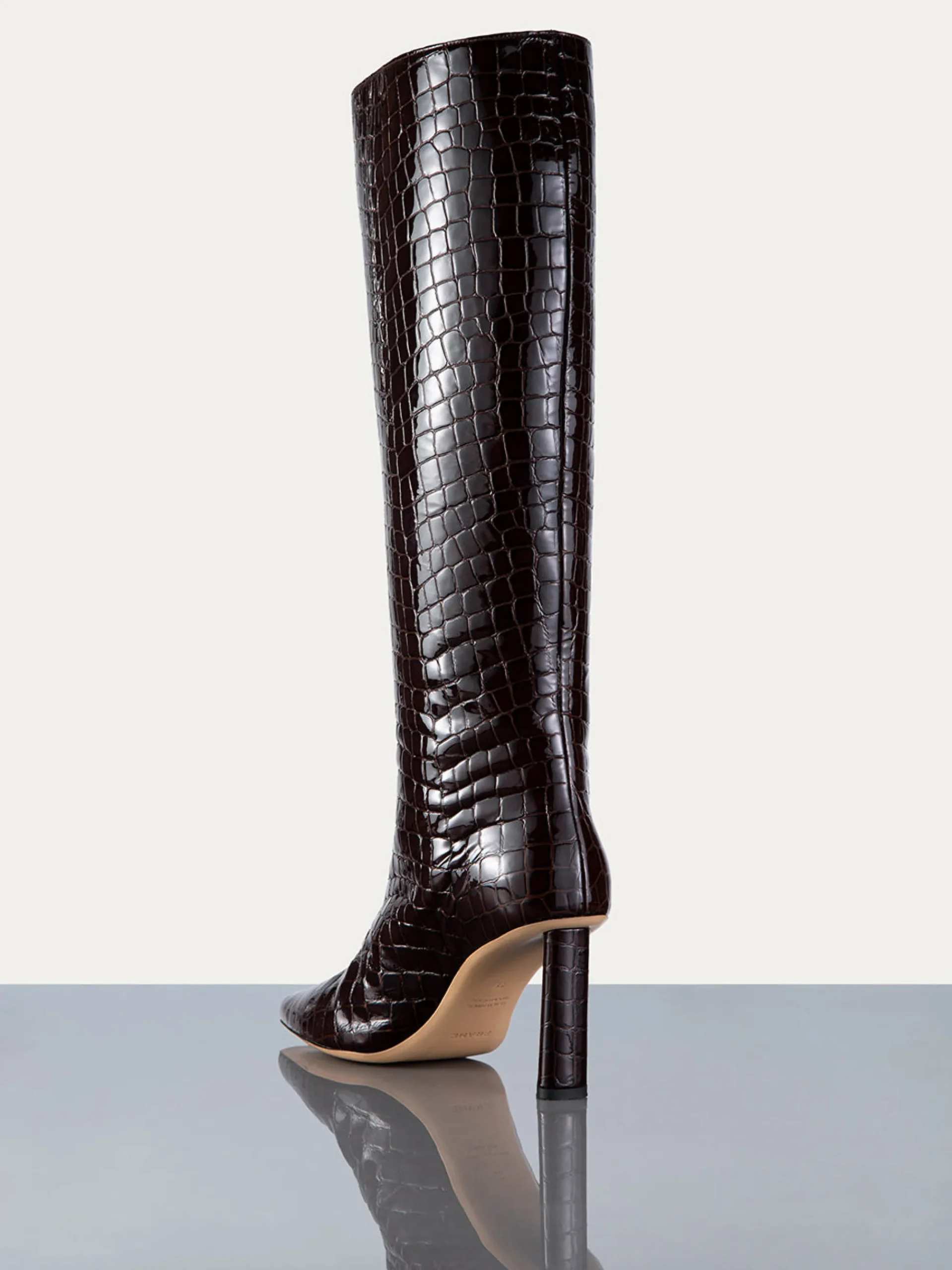 Women FRAME Odette Boot in Espresso Croc