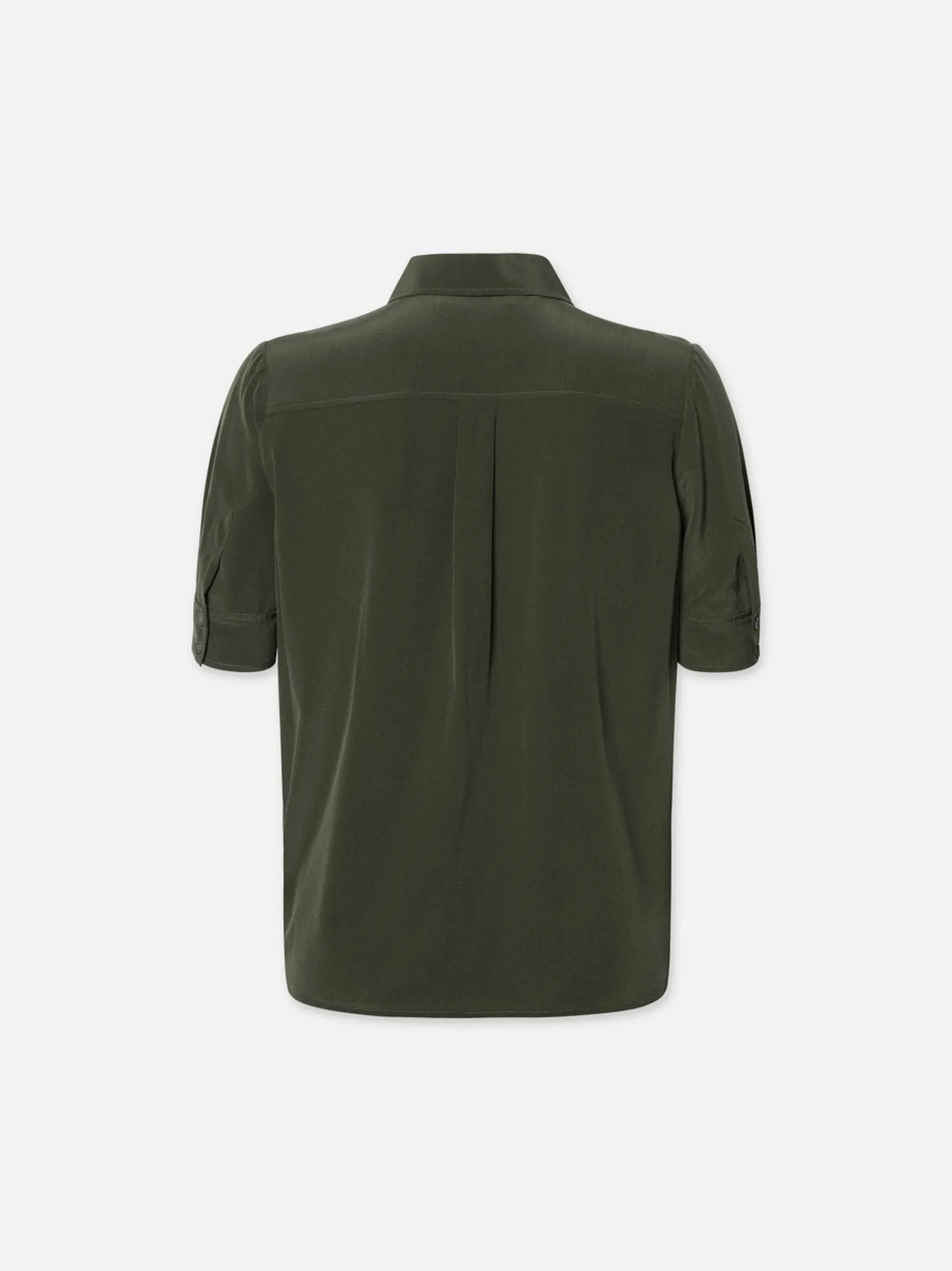 Women FRAME Patch Pocket Button Down in