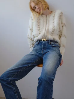 Women FRAME Pom Pom Cardi in