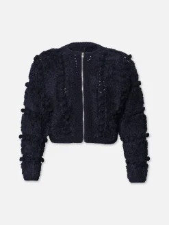 Women FRAME Pom Pom Cardi in