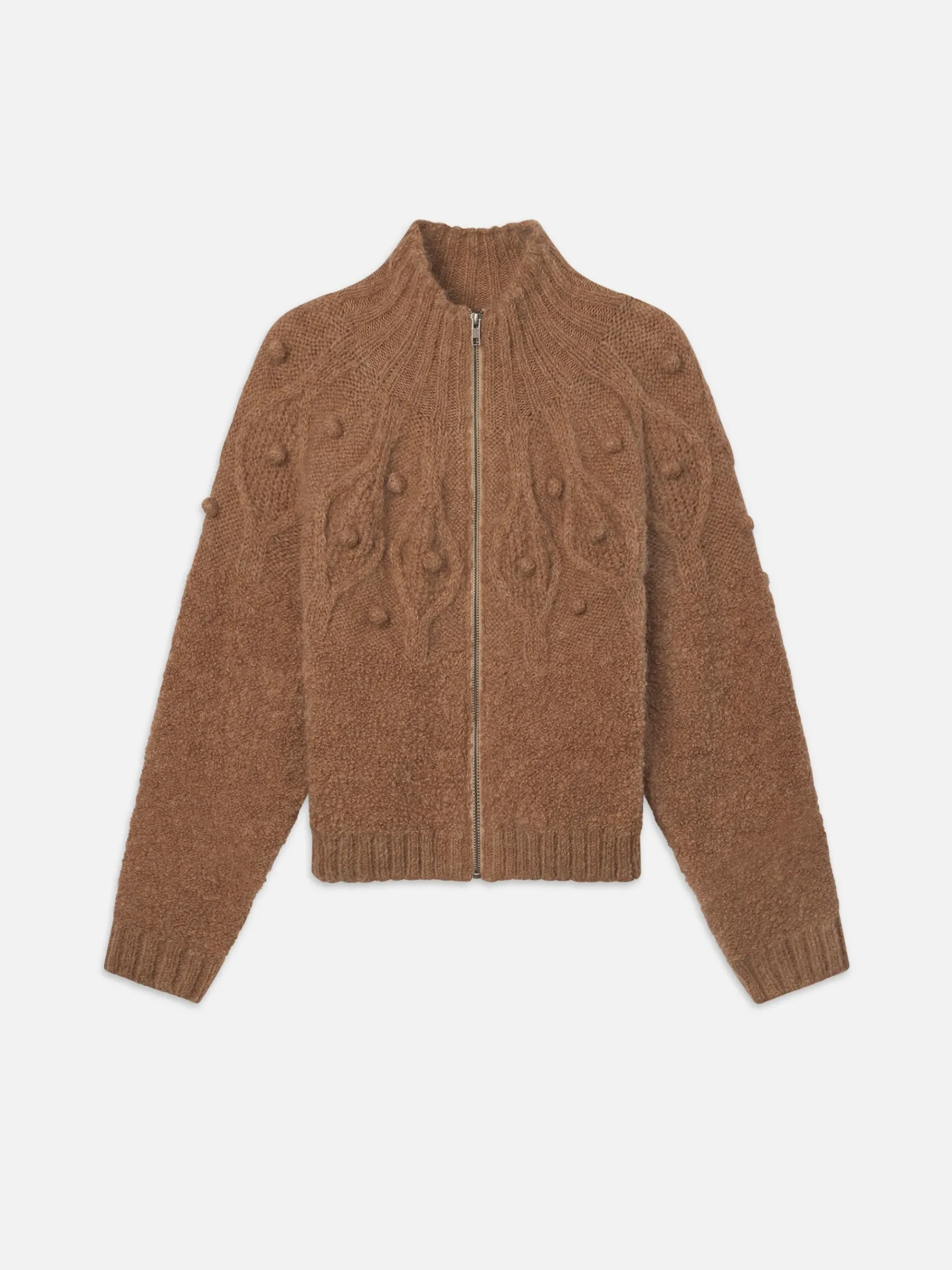 Women FRAME Popcorn Zip Cardi in