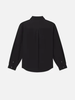 FRAME Poplin Relaxed Shirt in