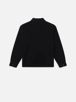 FRAME Relaxed Corduroy Overshirt in Dark Navy