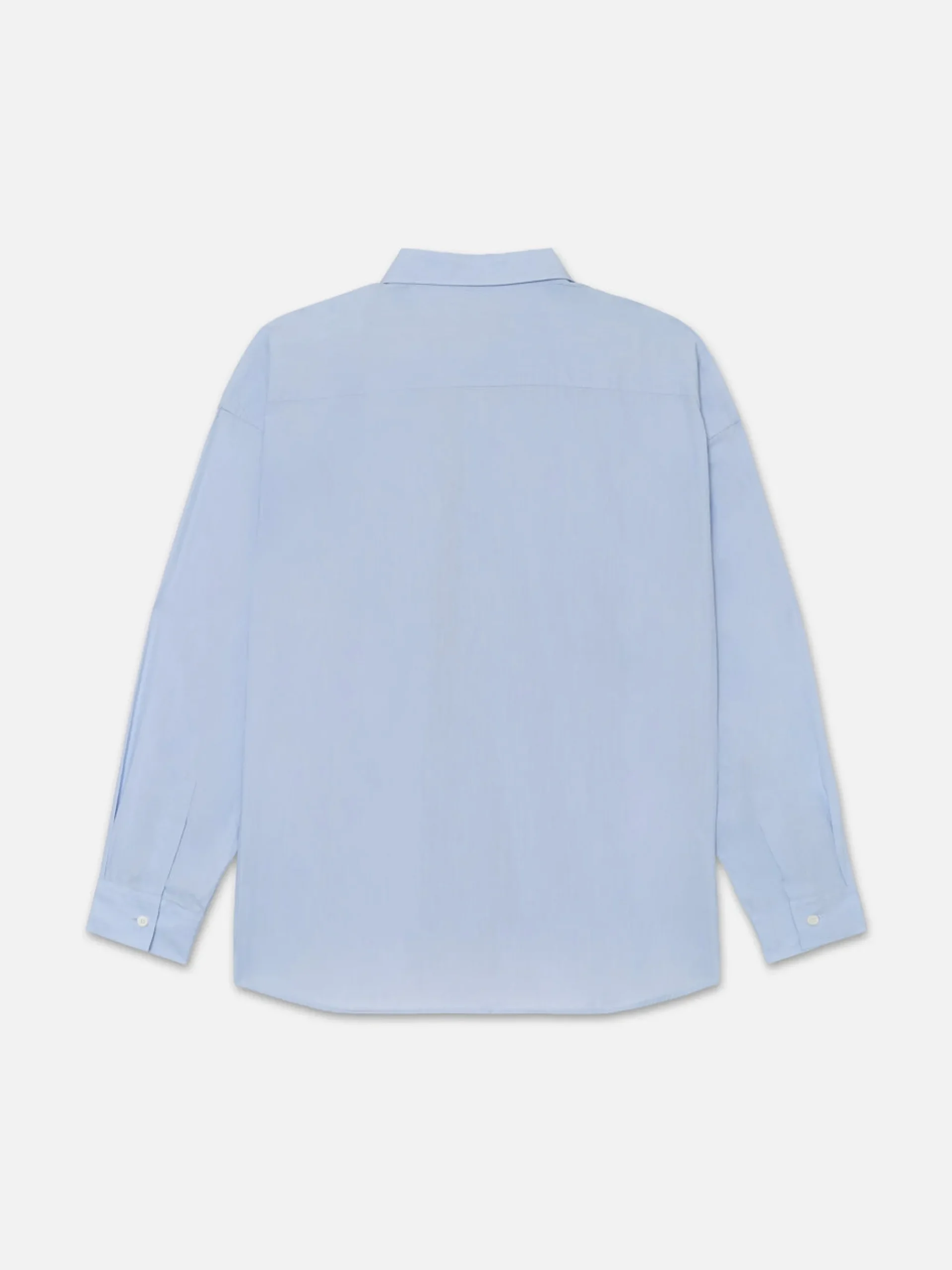 FRAME Relaxed Cotton Shirt in Light Blue