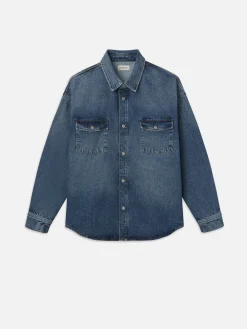 FRAME Relaxed Denim Shirt in