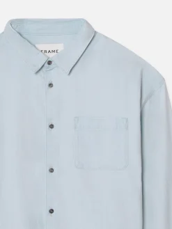 FRAME Relaxed Denim Shirt in Southern Ocean