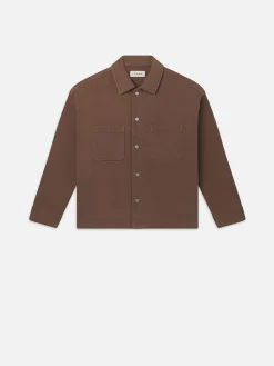 FRAME Relaxed Double Pocket Shirt in