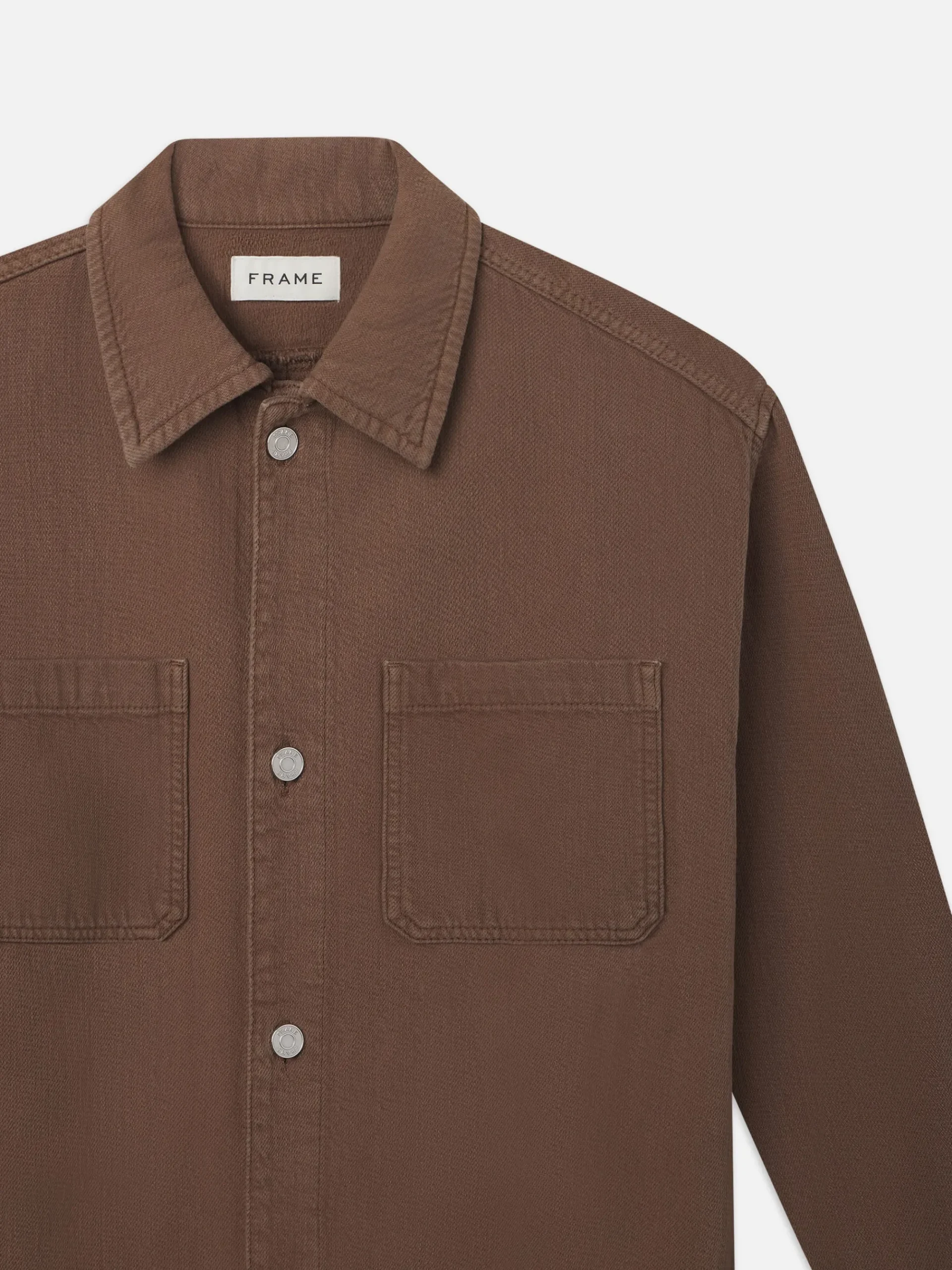 FRAME Relaxed Double Pocket Shirt in