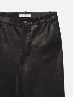 Women FRAME Relaxed Leather Trouser in