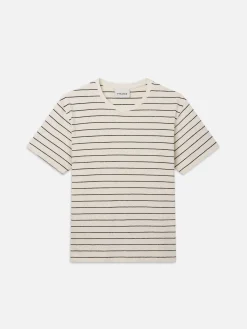 FRAME Relaxed Stripe Tee in