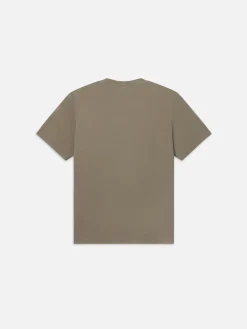 FRAME Relaxed Tee in Light Olive