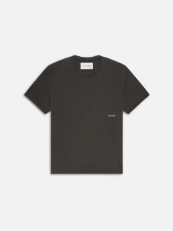 FRAME Relaxed Tee in Washed Anthracite