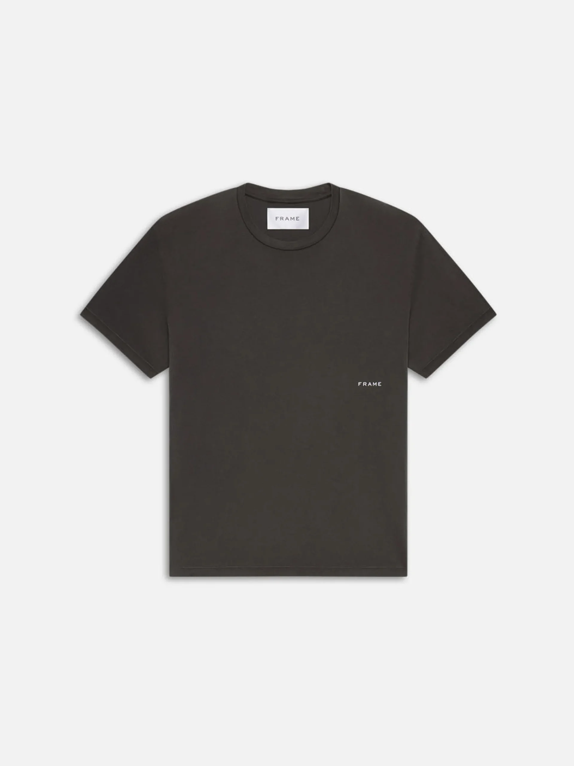 FRAME Relaxed Tee in Washed Anthracite