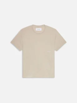 FRAME Relaxed Tee in Washed Off White