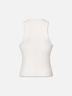 Women FRAME Rib Scoop Neck Tank in