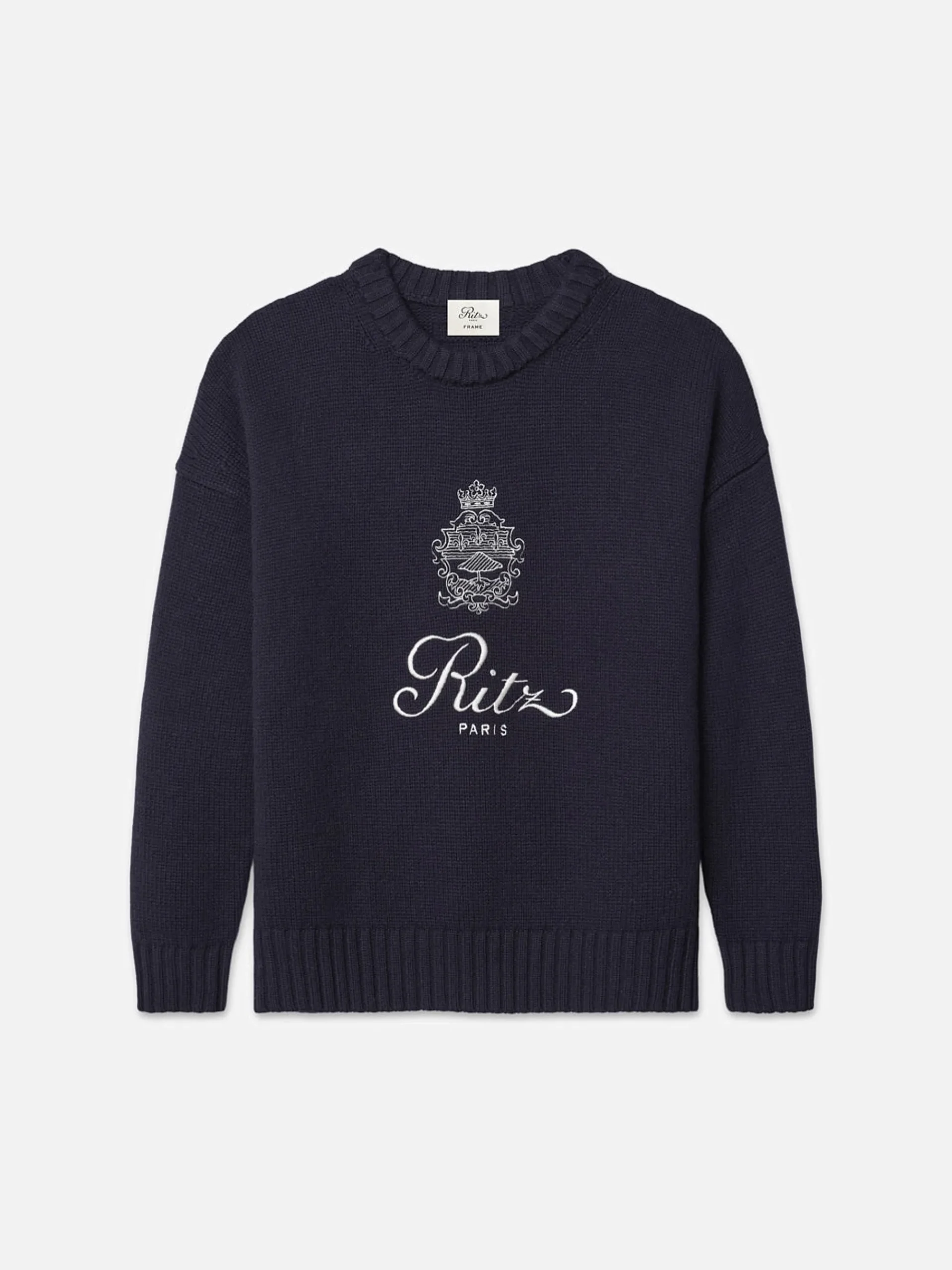 Women FRAME Ritz Unisex Cashmere Sweater in