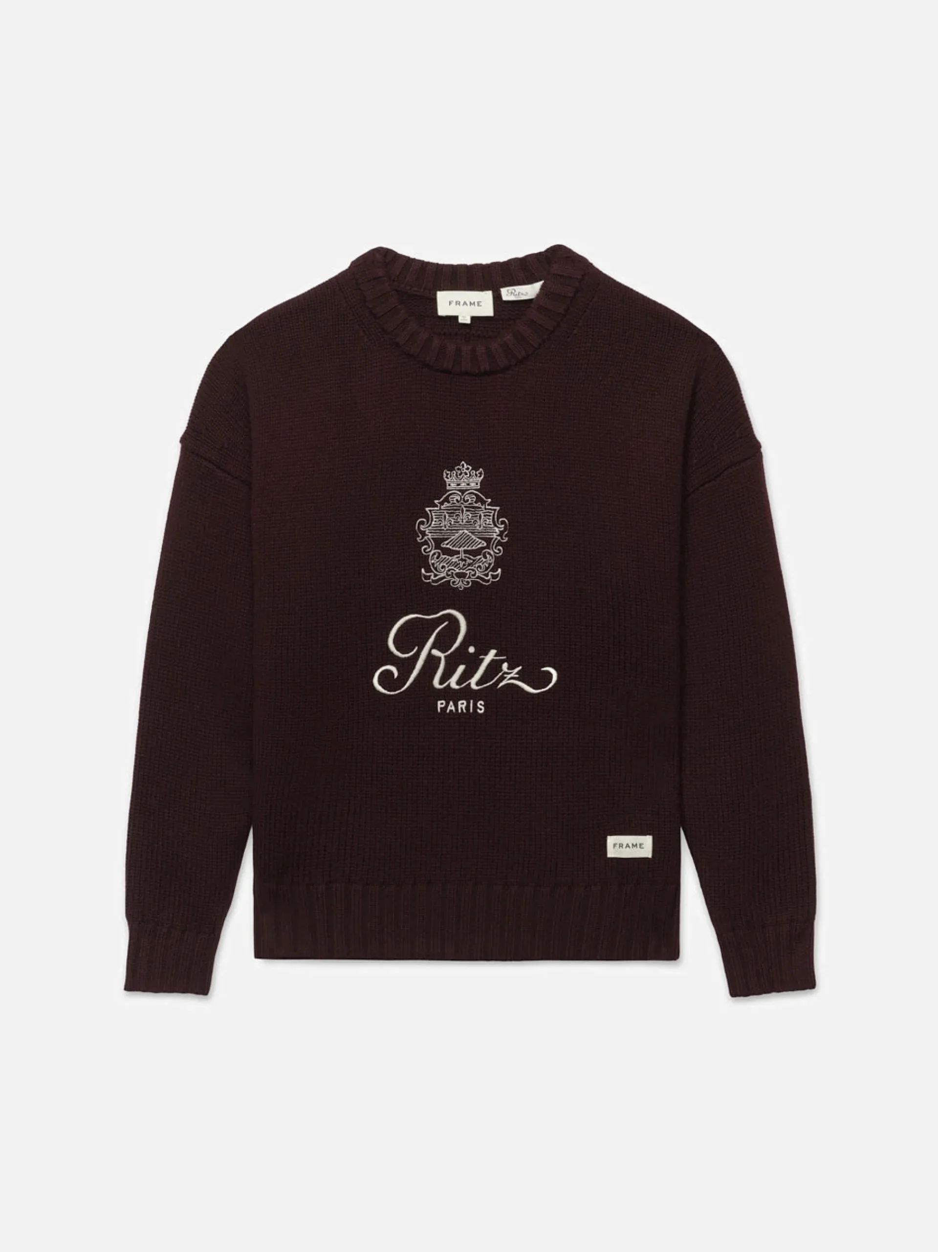 Women FRAME Ritz Unisex Cashmere Sweater in