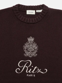 Women FRAME Ritz Unisex Cashmere Sweater in