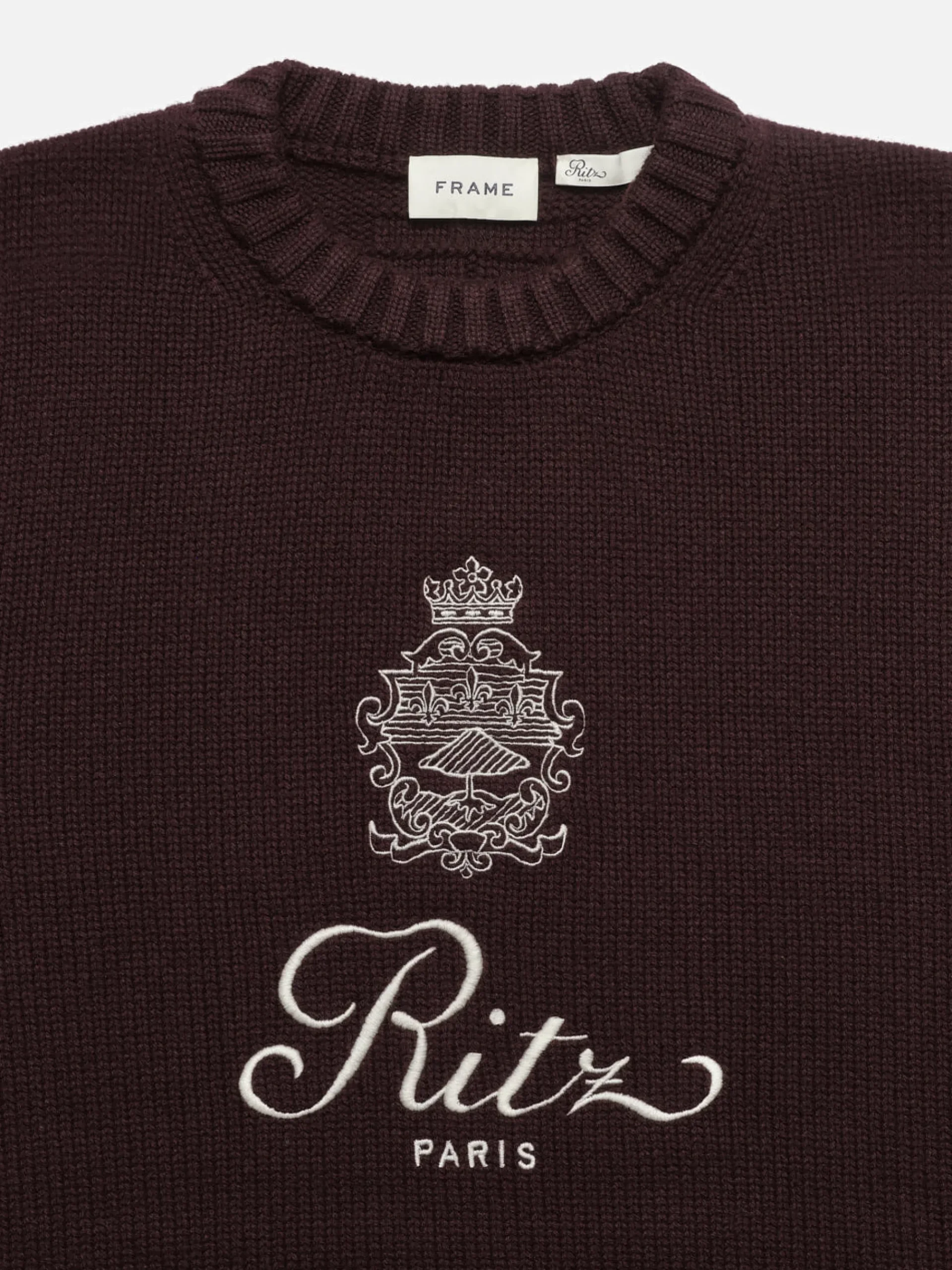 Women FRAME Ritz Unisex Cashmere Sweater in