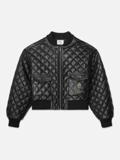 Women FRAME Ritz Women's Quilted Leather Bomber in