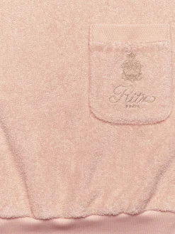 Women FRAME Ritz Women's Terry Cropped Sweatshirt in Ritz Pink