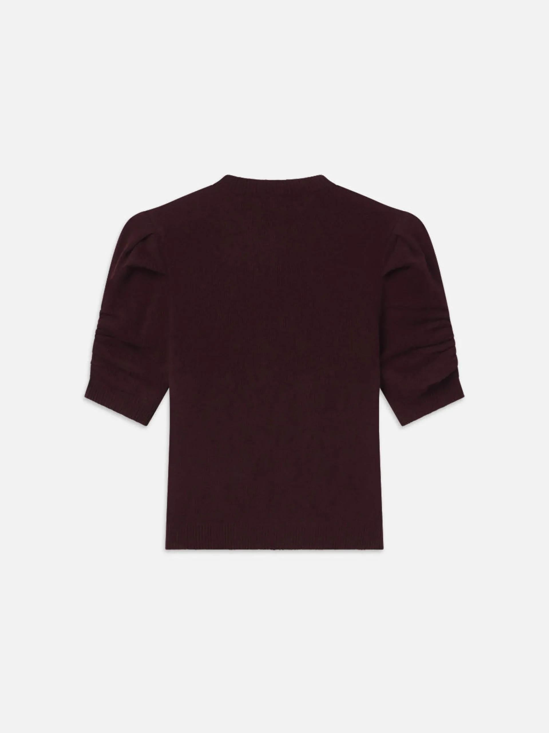 Women FRAME Ruched Sleeve Cashmere Sweater in