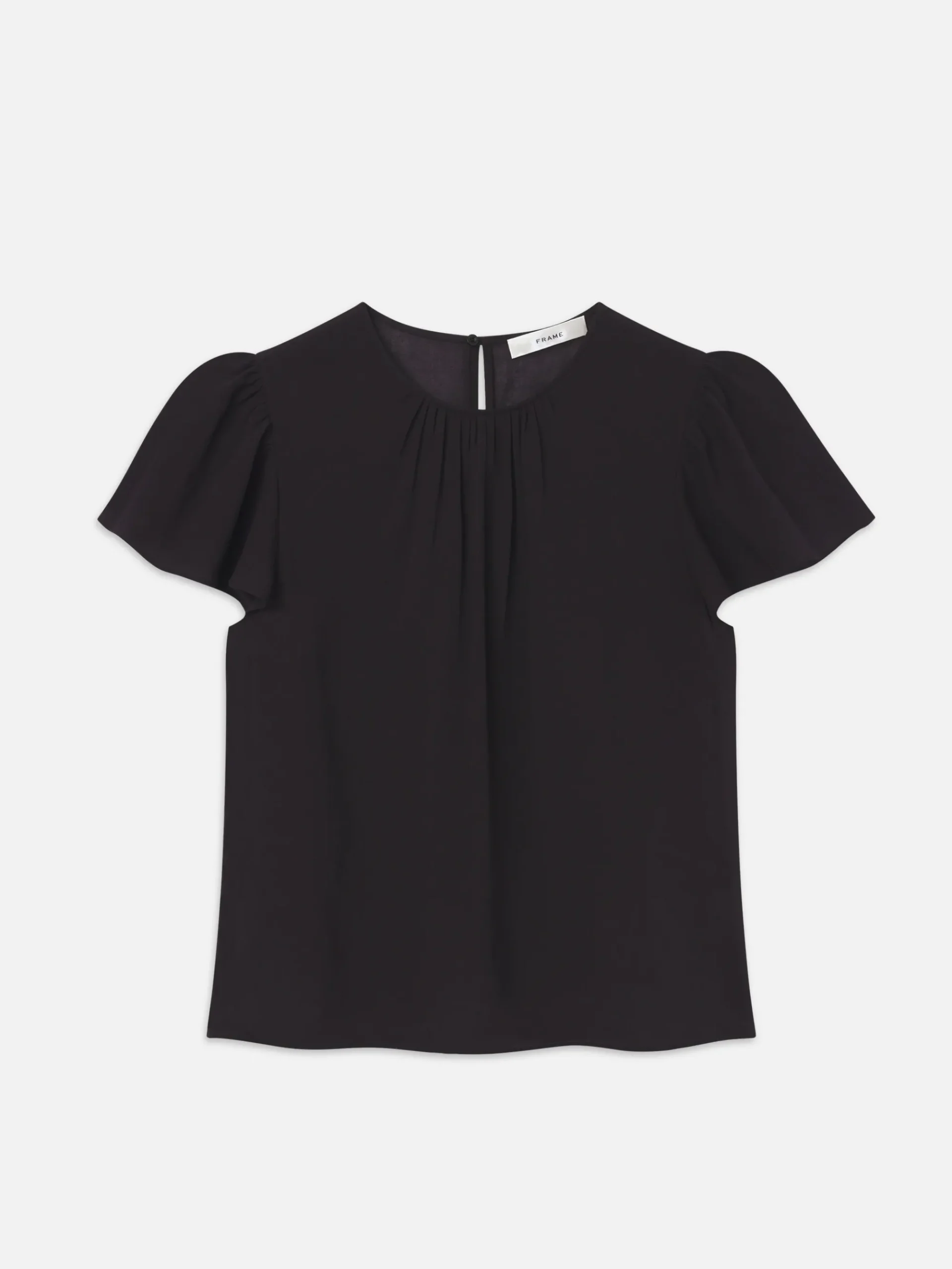 Women FRAME Ruffle Sleeve Blouse in