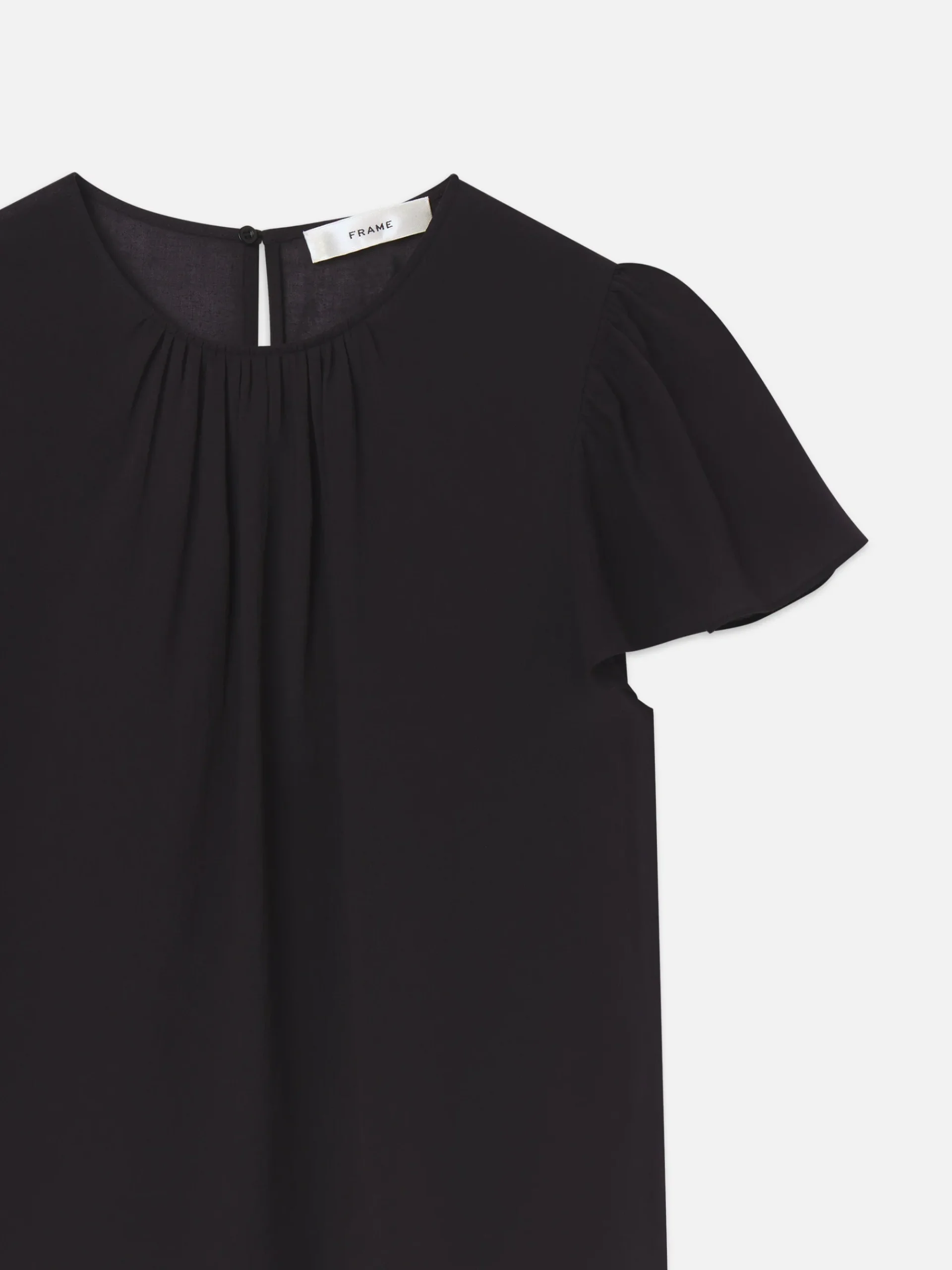 Women FRAME Ruffle Sleeve Blouse in