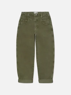Women FRAME 90's Utility Loose in Washed Summer Sage