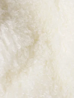 Women FRAME Shaggy Shearling Coat in