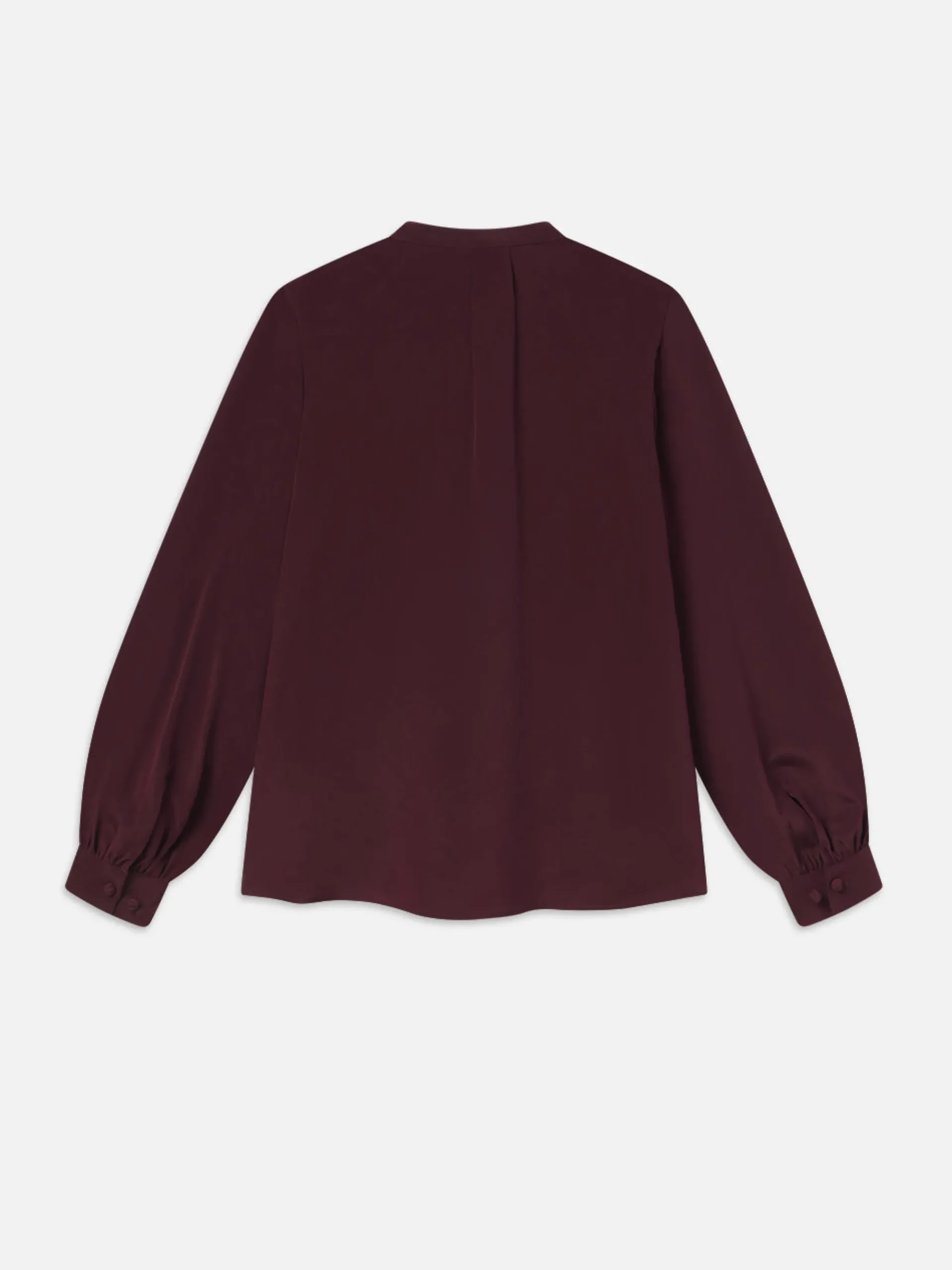 Women FRAME Shirred Tie Front Blouse in