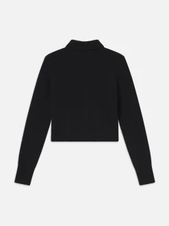 Women FRAME Shrunken Cashmere Cardi in