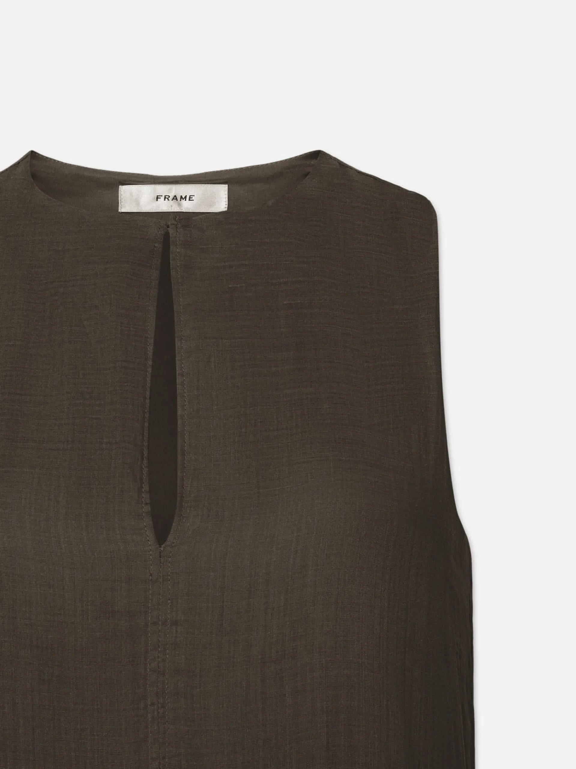 Women FRAME Sleeveless Tiered Maxi in