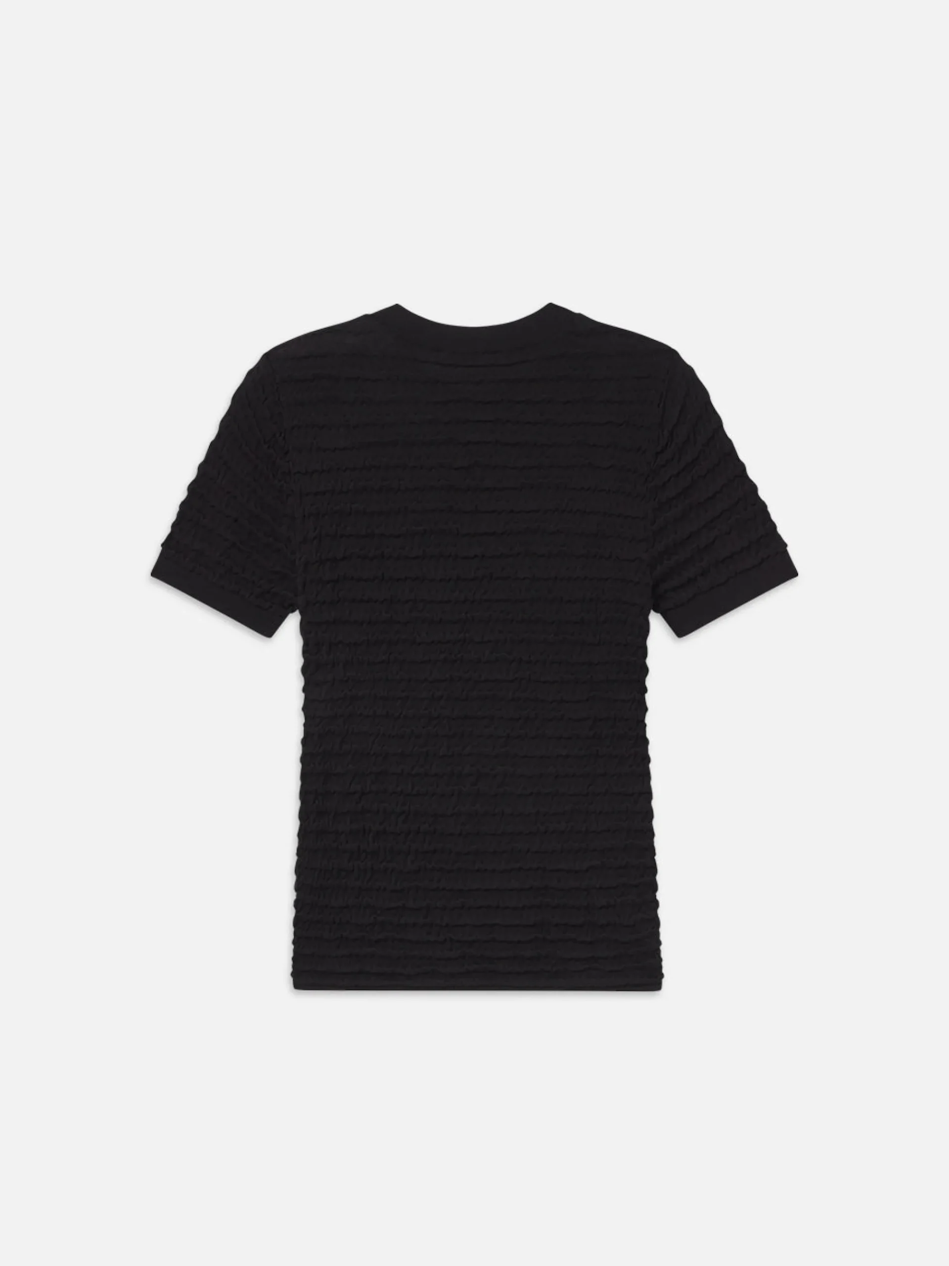 Women FRAME Smocked Short Sleeve Sweater in