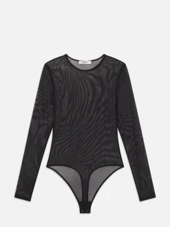 Women FRAME Stretch Mesh Bodysuit in