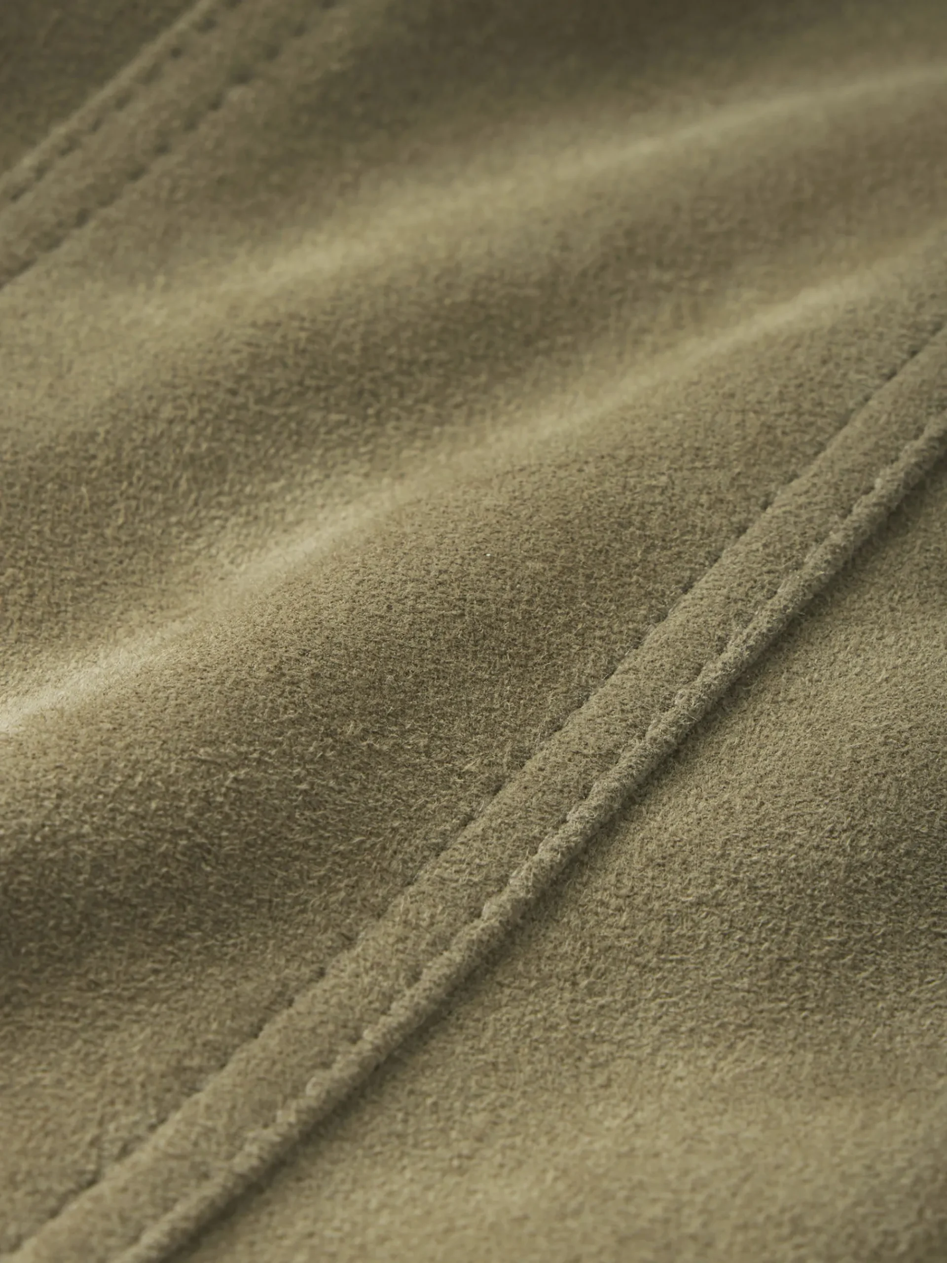 FRAME Suede Jacket in Light Olive