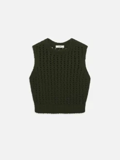 Women FRAME Tape Yarn Sweater Vest in