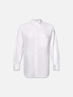 Women FRAME The Borrowed Pocket Shirt in